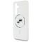 Case Karl Lagerfeld Button Karl &amp; Choupette Heads Printed Logo MagSafe Samsung Galaxy S25 white | Techbox