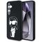 Case Karl Lagerfeld Silicone Graffiti Ikonik Printed Logo MagSafe Samsung Galaxy S25 black | Techbox