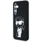 Case Karl Lagerfeld Silicone Graffiti Ikonik Printed Logo MagSafe Samsung Galaxy S25 black | Techbox