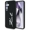 Case Karl Lagerfeld Silicone Metal Signature Logo Samsung Galaxy S25 black - Uncategorized Cases (2) - Cases - Techbox