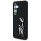 Case Karl Lagerfeld Silicone Metal Signature Logo Samsung Galaxy S25 black - Uncategorized Cases (2) - Cases - Techbox
