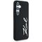 Case Karl Lagerfeld Silicone Metal Signature Logo Samsung Galaxy S25 black - Uncategorized Cases (2) - Cases - Techbox