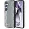 DKNY Leather Checkered Pattern MagSafe case for Samsung Galaxy S25 taupe - Samsung Cases - Cases - Techbox