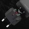 GaN Dudao A65Q 65W USB-A / USB-C PD Travel Wall Charger Ultra-Thin EU / US - Black - Travel Chargers - Smartphone Chargers - Techbox