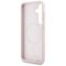 Karl Lagerfeld Silicone Double Heads And Circle MagSafe Samsung Galaxy S25 Case Pink - Samsung Cases - Cases - Techbox