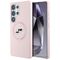 Karl Lagerfeld Silicone Double Heads And Circle MagSafe Samsung Galaxy S25 Ultra Case Pink | Techbox