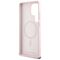 Karl Lagerfeld Silicone Double Heads And Circle MagSafe Samsung Galaxy S25 Ultra Case Pink | Techbox