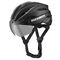 Rockbros Bike Helmet with Visor, Detachable UV Protective Goggles, Unisex - Black/Brown - Bicycle - Sports & Fitness - Techbox