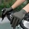 Rockbros Breathable Full Finger Cycling Gloves, Size: M - Green | Techbox