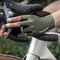 Rockbros Breathable Short Finger Cycling Gloves Size: M - Green | Techbox