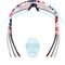 Rockbros Cycling Glasses Photochromic with UV Protection and Corrective Insert 14120008002 - USA Pattern - White - Bicycle - Sports & Fitness - Techbox