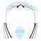 Rockbros Cycling Glasses Photochromic with UV Protection and Corrective Insert - White | Techbox