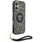 Guess HC IML Leopard Triangle Cord Strap MagSafe iPhone 16 Case - Brown | Techbox