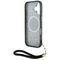 Guess HC IML Leopard Triangle Cord Strap MagSafe iPhone 16 Case - Brown | Techbox