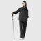 Qunature Nordic Walking Trekking Pole Aluminum 110 - 130 cm 1 pc. - Brown