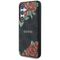 Guess Leather 4G Flowers Print Metal Classic Logo MagSafe Case for Samsung Galaxy S25 - Black - Samsung Cases - Cases - Techbox