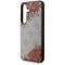 Guess Leather 4G Flowers Print Metal Classic Logo MagSafe Case for Samsung Galaxy S25 - Pink | Techbox