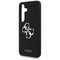Guess Silicone Big 4G Logo Bottom Script case for Samsung Galaxy S25 - black | Techbox