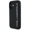Karl Lagerfeld HC 3D Rubber Elongated Glitter iPhone 16 Case - Black - Apple Cases - Cases - Techbox