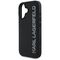 Karl Lagerfeld HC 3D Rubber Elongated Glitter iPhone 16 Case - Black - Apple Cases - Cases - Techbox