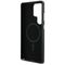 Karl Lagerfeld Saffiano Full Wrapped Elongated Metal Logo MagSafe Case for Samsung Galaxy S25 Ultra - Black | Techbox