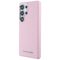 Karl Lagerfeld Saffiano Full Wrapped Elongated Metal Logo MagSafe Case for Samsung Galaxy S25 Ultra - Pink | Techbox