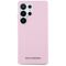 Karl Lagerfeld Saffiano Full Wrapped Elongated Metal Logo MagSafe Case for Samsung Galaxy S25 Ultra - Pink | Techbox
