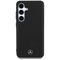 Mercedes Leather Debossed Lines MagSafe case for Samsung Galaxy S25 - black - Samsung Cases - Cases - Techbox