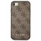 Guess 4G Metal Gold Logo Case for iPhone SE 2022 / 2020 / 7 / 8 - Brown | Techbox