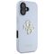 Guess Grained Big 4G Logo Small Classic Logo case for iPhone 16 - blue | Techbox