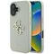 Guess Grained Big 4G Logo Small Classic Logo case for iPhone 16 - green | Techbox