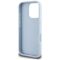 Guess Grained Big 4G Logo Small Classic Logo case for iPhone 16 Pro - blue - Apple Cases - Cases - Techbox