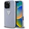 Guess Hot Stamp 4G Pattern Triangle Metal Logo iPhone 16 Pro Case - Purple | Techbox
