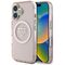 Guess IML Metal Mountain Logo MagSafe iPhone 16 Case - Pink | Techbox