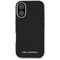 Karl Lagerfeld Saffiano Full Wrapped Elongated Metal Logo MagSafe Case for iPhone 16 - Black - Apple Cases - Cases - Techbox