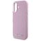 Karl Lagerfeld Saffiano Full Wrapped Elongated Metal Logo MagSafe iPhone 16 Case - Pink - Apple Cases - Cases - Techbox