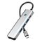 Tech-Protect HB01 HUB Adapter 5in1 USB-C + USB3.0 + HDMI 4K 60Hz + PD100W - gray - USB Hubs & Card Readers - Peripherals - Techbox
