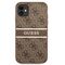 Guess 4G Stripe case for iPhone 11 / Xr 6.1" - brown