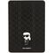 Karl Lagerfeld Saffiano Monogram Ikonik Case for iPad 10.2" 2019 (7th gen.) Folio Magnet Allover Cover - Black - Tablet Accessories - Tablet PC & Accessories - Techbox
