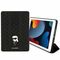 Karl Lagerfeld Saffiano Monogram Ikonik Case for iPad 10.2" 2019 (7th gen.) Folio Magnet Allover Cover - Black - Tablet Accessories - Tablet PC & Accessories - Techbox