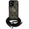 Guess 4G Big Logo Cord Stap Crossbody Case for iPhone 16 Plus Brown | Techbox