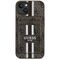 Guess 4G Stripes case with Magsafe wallet for iPhone 15 brown | Techbox