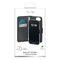 Puro Eco-Leather Case for iPhone 16E W/horiz.flip+2 Card Slot+Banknote Pocket+Cover Black | Techbox