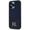 Karl Lagerfeld Silicone Shadow Metal Initial MagSafe Case for iPhone 15 Pro Black - Uncategorized Cases (2) - Cases - Techbox