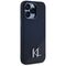 Karl Lagerfeld Silicone Shadow Metal Initial MagSafe Case for iPhone 15 Pro Black - Uncategorized Cases (2) - Cases - Techbox