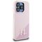 Karl Lagerfeld Silicone Shadow Metal Initial MagSafe Case for iPhone 15 Pro Pink | Techbox