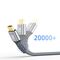 Wozinsky WPS-16AYL1S DisplayPort 2.1 Cable VESA Certified 80 Gb/s 16K@60Hz 8K@120Hz 4K@240Hz HDR HDCP DSC 1m - Black | Techbox