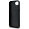 Guess PU Grained 4G Metal Logo case for iPhone 16e - black | Techbox