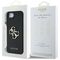 Guess PU Grained 4G Metal Logo case for iPhone 16e - black | Techbox
