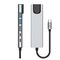 Tech-Protect HB02 HUB Adapter 6in1 USB-C + USB2.0 + USB3.0 + HDMI 4K 30Hz + RJ45 + PD100W - gray | Techbox
